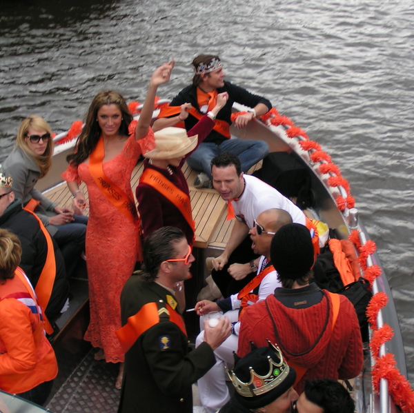 Her skulle have været et billede fra Koninginnedag i Amsterdam 2008.