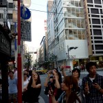 Fotodokumentation på levende reklamesøjle, Ginza I Fotodokumentation på levende reklamesøjle, Ginza I