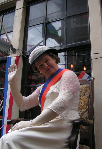 Her skulle have været et billede fra Koninginnedag i Amsterdam 2008.