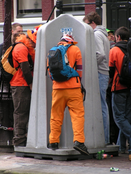 Her skulle have været et billede fra Koninginnedag i Amsterdam 2008.