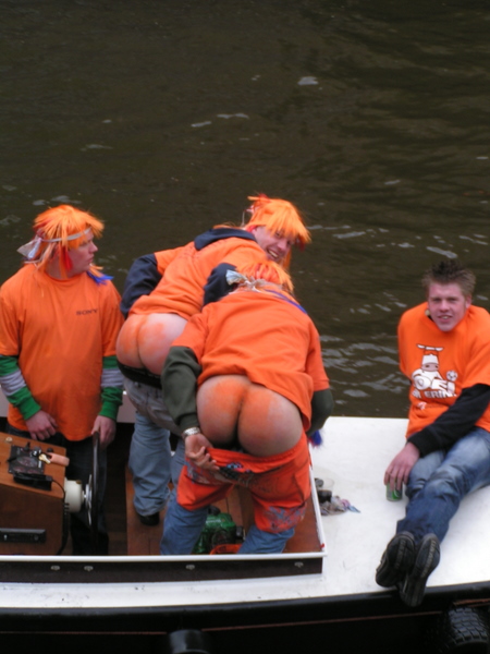 Her skulle have været et billede fra Koninginnedag i Amsterdam 2008.