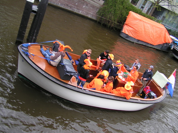 Her skulle have været et billede fra Koninginnedag i Amsterdam 2008.