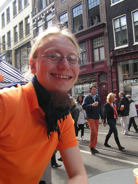 Her skulle have været et billede fra Koninginnedag i Amsterdam 2008.