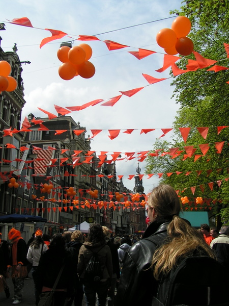 Her skulle have været et billede fra Koninginnedag i Amsterdam 2008.